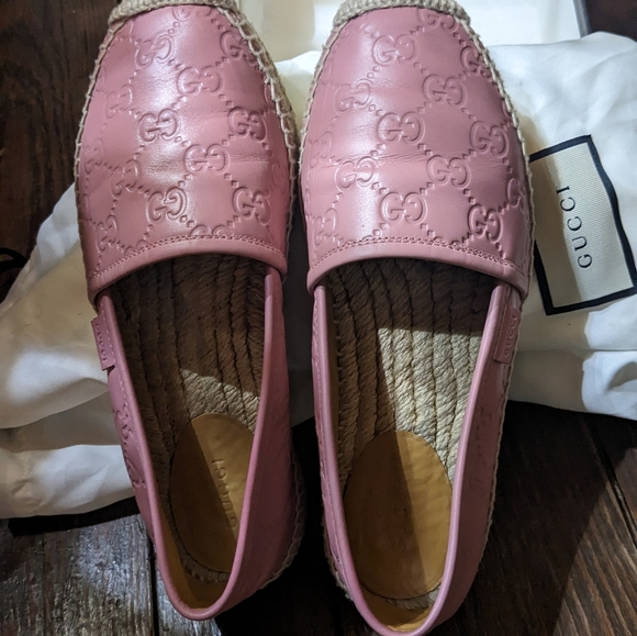 Gucci pink espadrilles, size 36+ - Picture 2 of 12